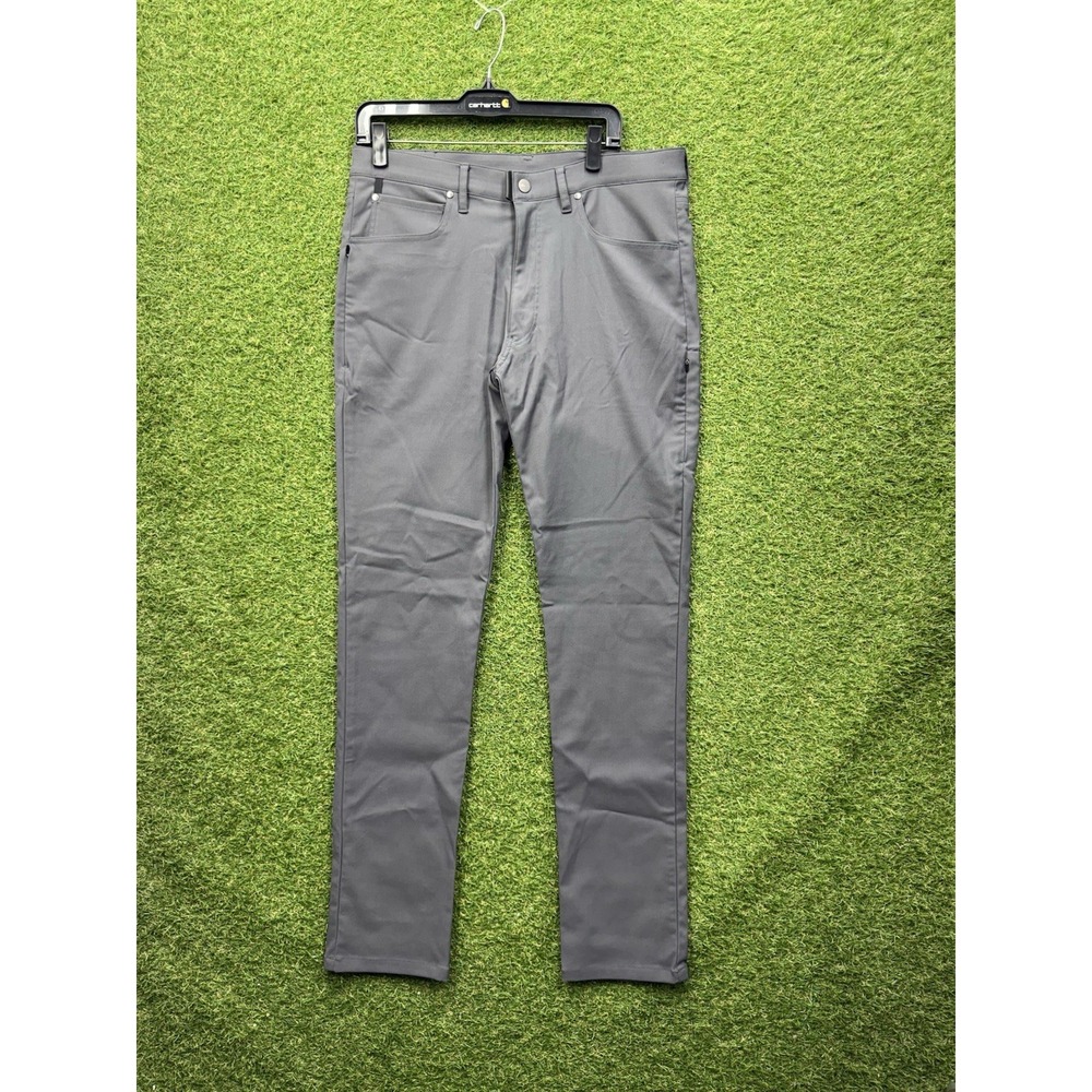 Boundary Chase Pants Mens 34x36 In Slate Gray Slim Fit Stretch Travel Combat NWT